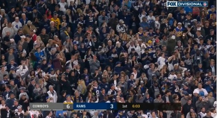 PHOTO Look At All The Cowboys Fans At The Coliseum 