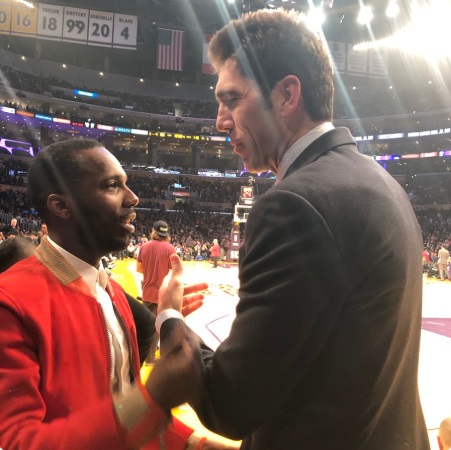 PHOTO Rich Paul Asking Bob Myers If Kevin Durant Will Join The Lakers