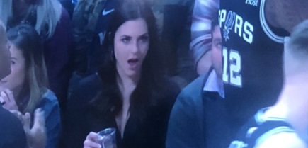 PHOTO Ugly Women At Spurs Game Flaunting Over LaMarcus Aldridge