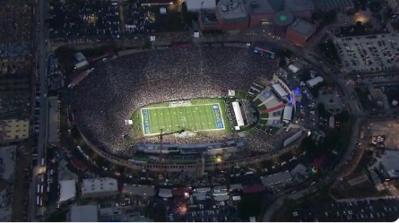 VIDEO Aerial Footage Shows 70 Of Crowd At Coliseum Is Cowboys Fans