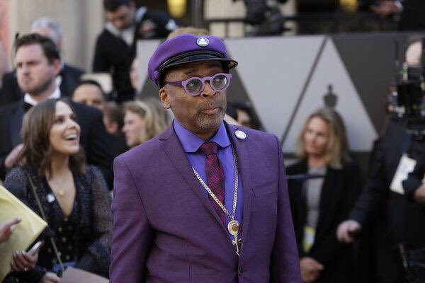 PHOTO: Spike Lee’s Prince Inspired Outfit Looks Like He’s driving The Knight Bus On Private Charter For Prince Tonight