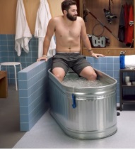 Baker Mayfield In Ice Bath