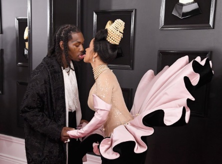 PHOTO Offset Giving Cardi B Tongue