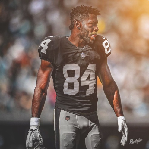 PHOTO Antonio Brown In A Raiders Uniform