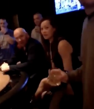 PHOTO Dana White Gambling With Hot Chick In Vegas