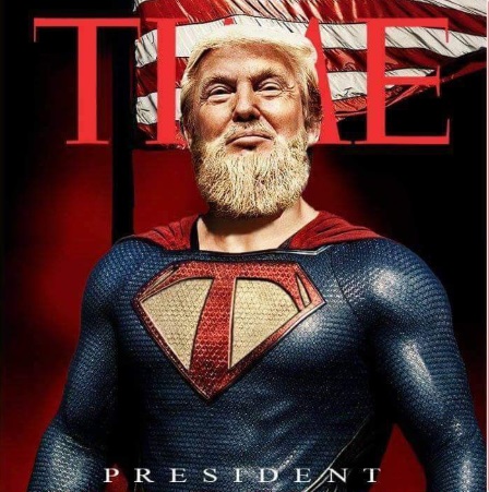 PHOTO Donald Trump In Superman Suit