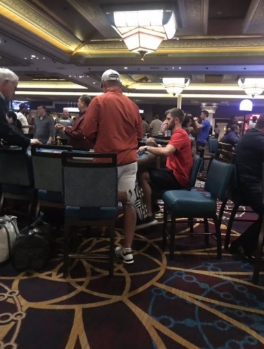 PHOTO Josh Rosen Playing Roulette In Vegas