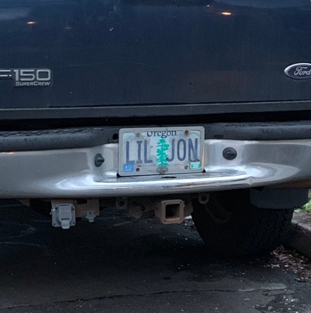 PHOTO Ford F150 Truck Owner Has Lil John Oregon Vanity Plate