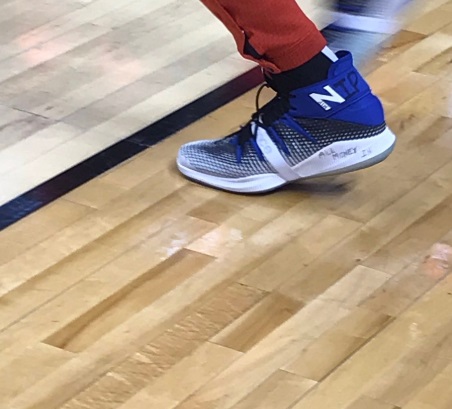 PHOTO Kawhi Leonard Pays Tribute To Nipsey Hussle By Writing Nip All Money In Sharpie On Hideous New Balance Shoes