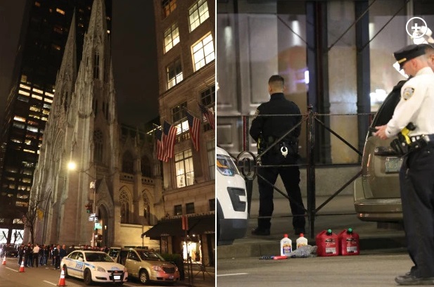 PHOTO Of Man Outside St Patrick Cathedral