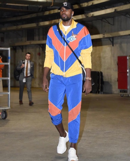 PHOTO Serge Ibaka Wearing Gucci Outfit That Looks Like Candy