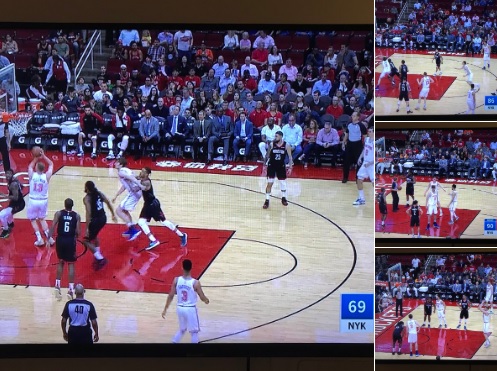 PHOTOS Rockets Starters Leave Bench Walk To Locker Room Don't Return To Bench For Rest Of Game