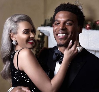 PHOTO Cam Newton's Wife Has Fake Hair