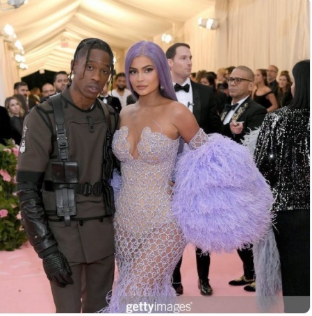 PHOTO Travis Scott Dresses Like A Tie Fighter Pilot At Met Gala