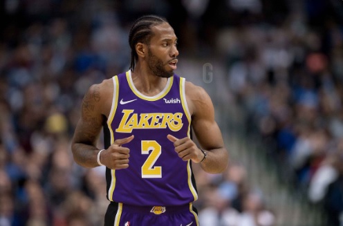 PHOTO Kawhi Leonard In A Lakers Jersey