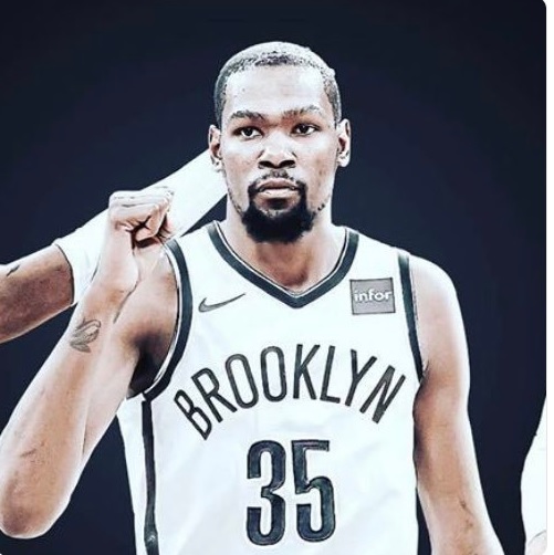 PHOTO Kevin Durant In A Brooklyn Nets Jersey