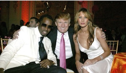 PHOTO B Diddy At Donald Trump's Wedding