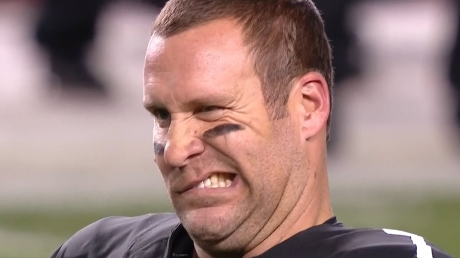 PHOTO Ben Roethlisberger Making Sour Face