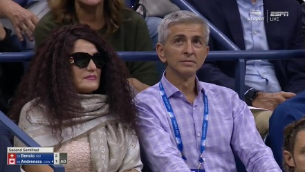 PHOTO Biana's Mom At The US Open