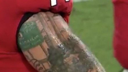 PHOTO Georgia OL Cade Mays Has Tattoo Sleeve Of His Hometown's Highway Exit