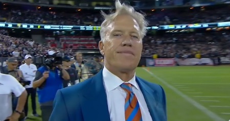 PHOTO John Elway Looking Like Donald Trump