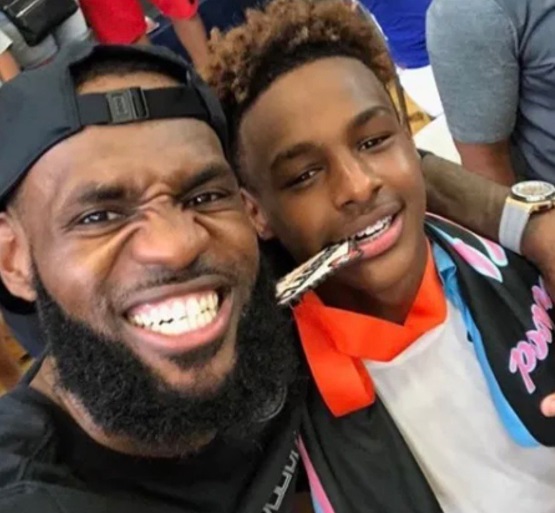 PHOTO Lebron James' Son Smoking