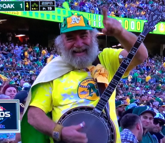 PHOTO Athletics Fan From 70's Was At Wildcard Game Tonight