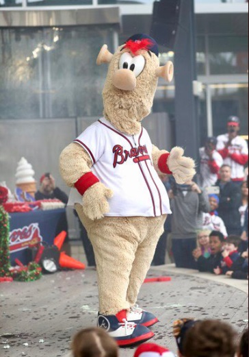 PHOTO Braves Have Slimfast Orbit Mascot