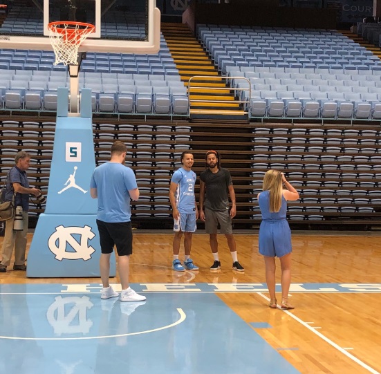 PHOTO J Cole At UNC Media Day