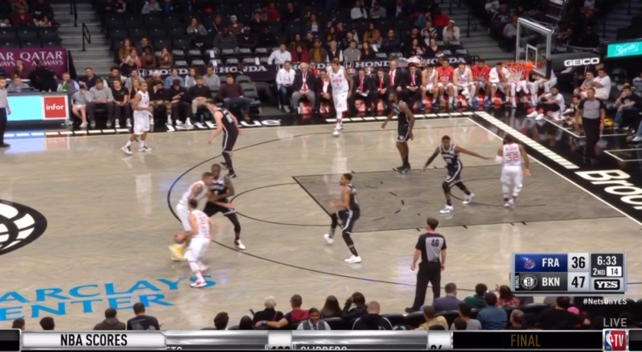 PHOTO The Colors On The Brooklyn Nets Court Looks Different This Year