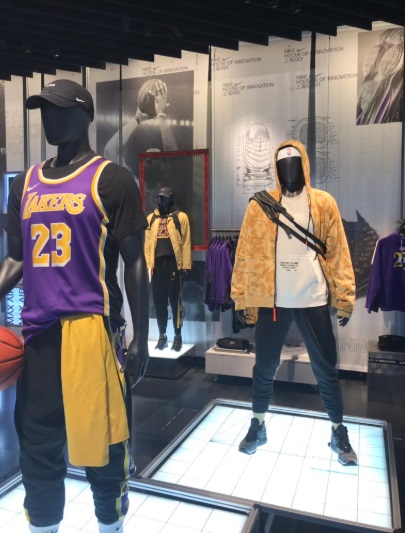 PHOTOS Despite China Banning NBA Lebron Banner Is Up Outside Nike Store In Shimao Plaza And Lebron Jerseys Are Inside Nike Store 