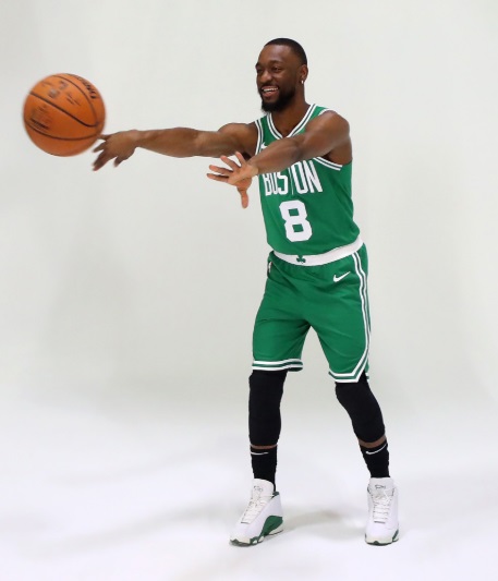 PHOTO Kemba Walker In Jordan XIII Ray Allen P.E. At Celtics Media Day