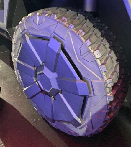 HD Photo Close Up Look At Tesla Cybertruck Wheels