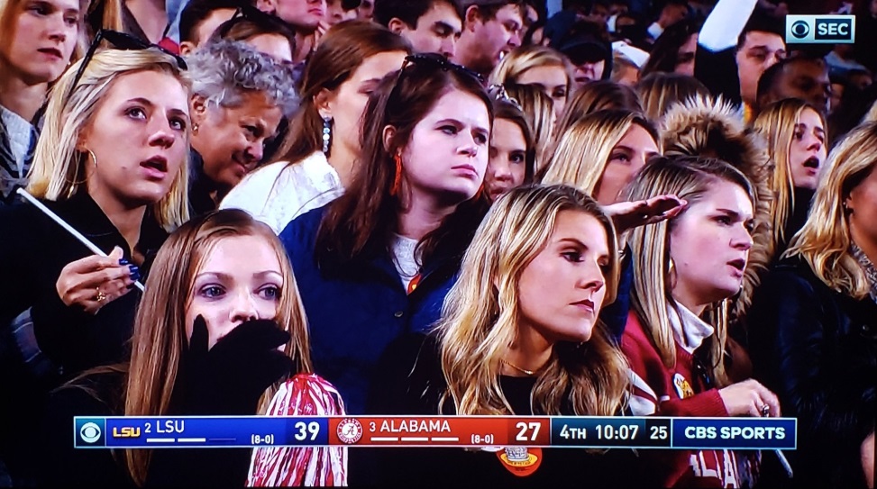 PHOTO A Dozen Fake Blonde Alabama Fans Struggling Over Tide Losing