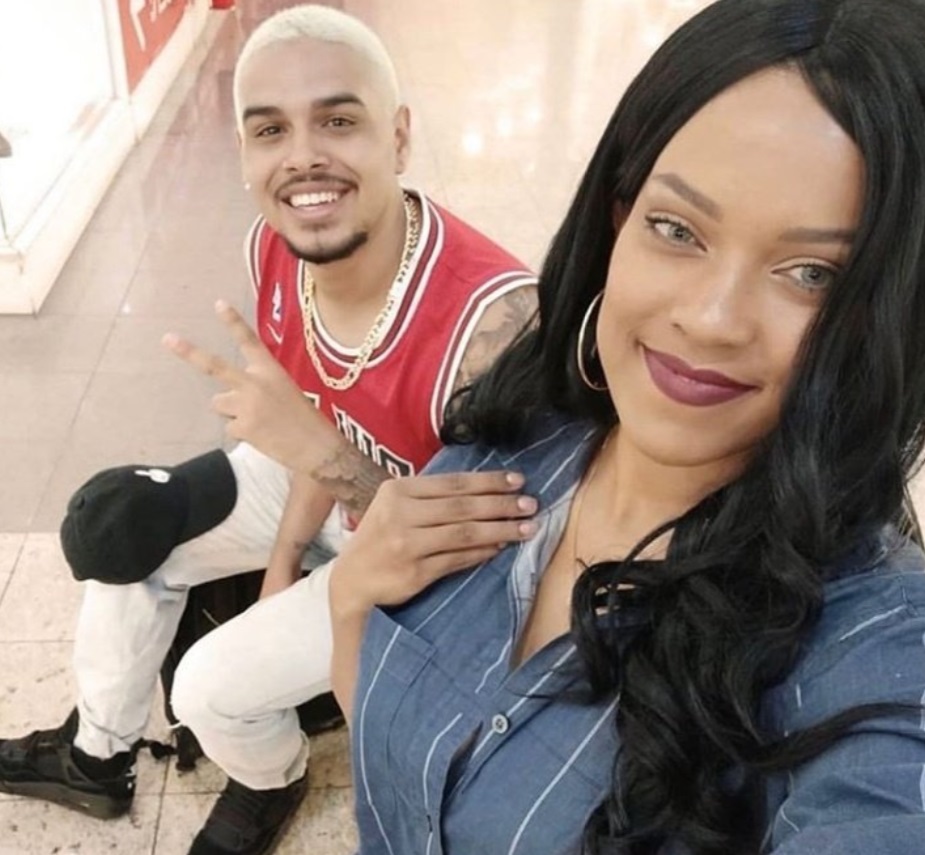 PHOTO Chris Brown Looking Nothing Like Himself With Rihanna