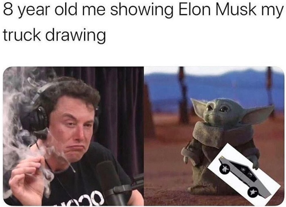 PHOTO Elon Musk Not Impressed By 8 Year Olds Truck Drawing