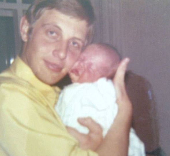 PHOTO Elon Musk's Father Holding A Baby Elon Musk