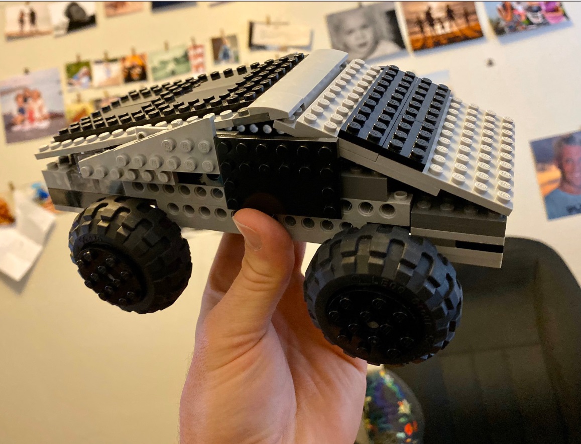 PHOTO Full Tesla Cybertruck Model Built Out Of Legos