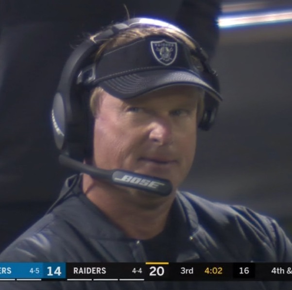 PHOTO Jon Gruden Resting Bitch Face