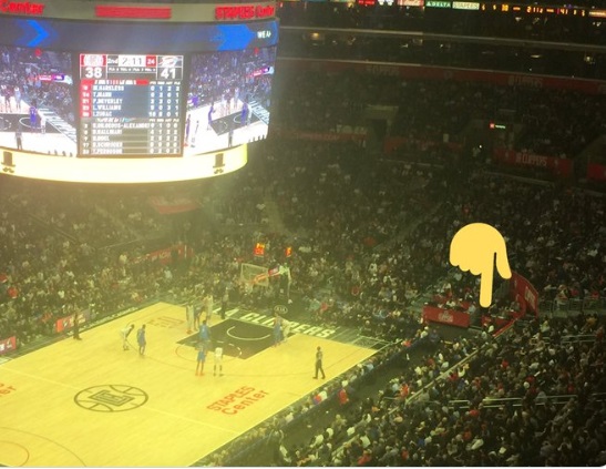 PHOTO Look At The Free Seats Clippers Gave Some Kids In The Tunnel