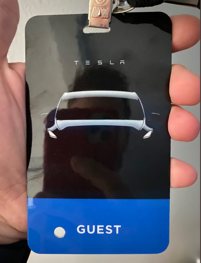 PHOTO Of Tesla Guest Pass For Cybertruck Unveil