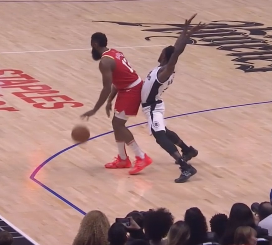 PHOTO Patrick Beverley Humping James Haren On Defense