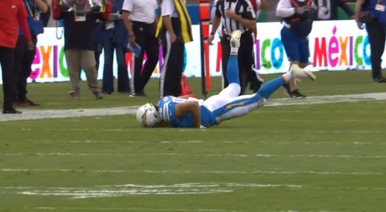 PHOTO Philip Rivers Face Planting Head First Into Turf