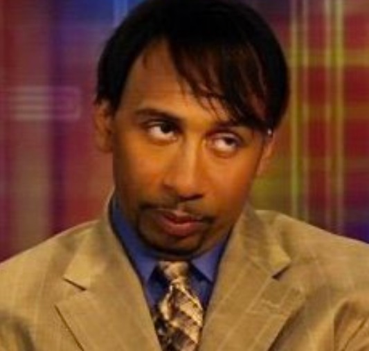 PHOTO Stephen A Smith Looking Like A Politican With Long Hair