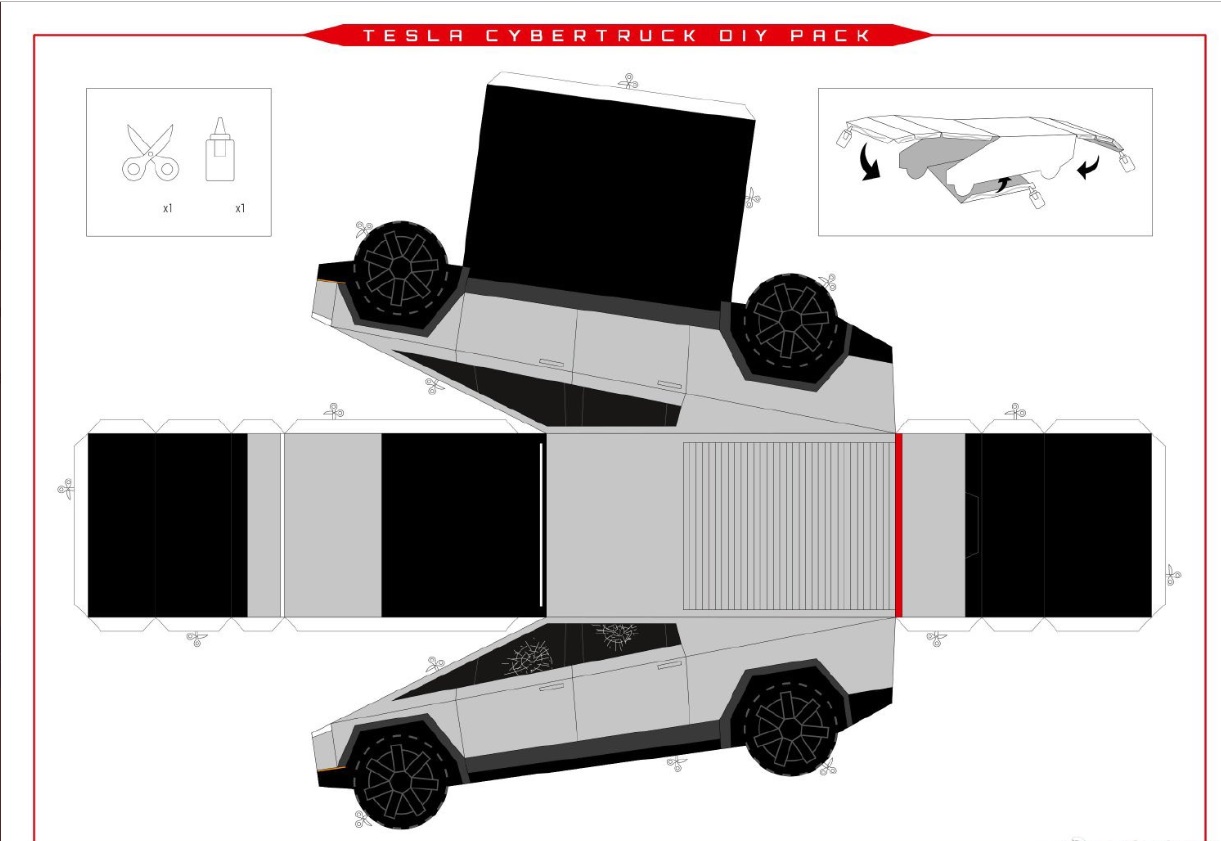 PHOTO Tesla Cybertruck DIY Pack