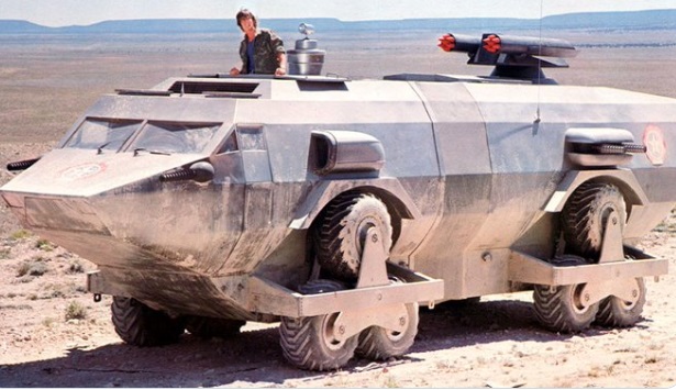 PHOTO Tesla Cybertruck If It Was A Tank