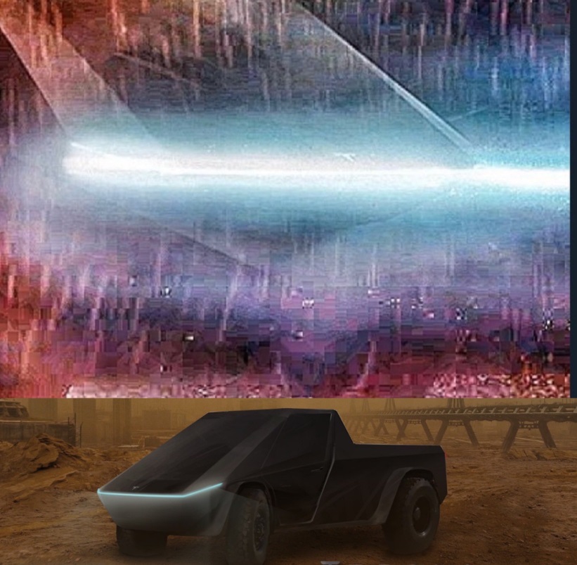 PHOTO Tesla Cybertruck In Doomsday Scenario