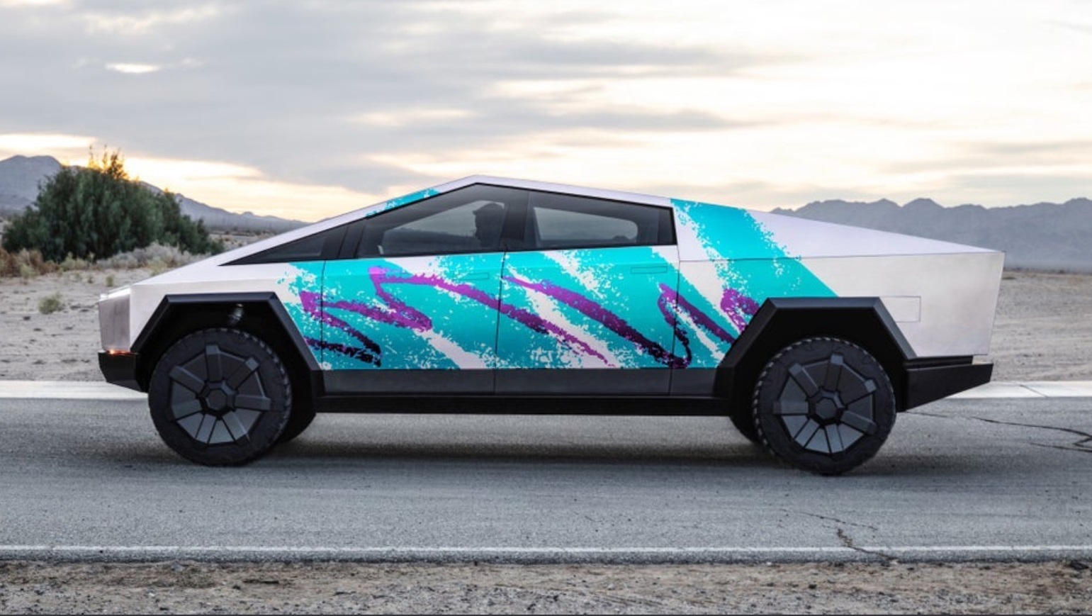 PHOTO Tesla Cybertruck That Looks Like A Kleenex Box