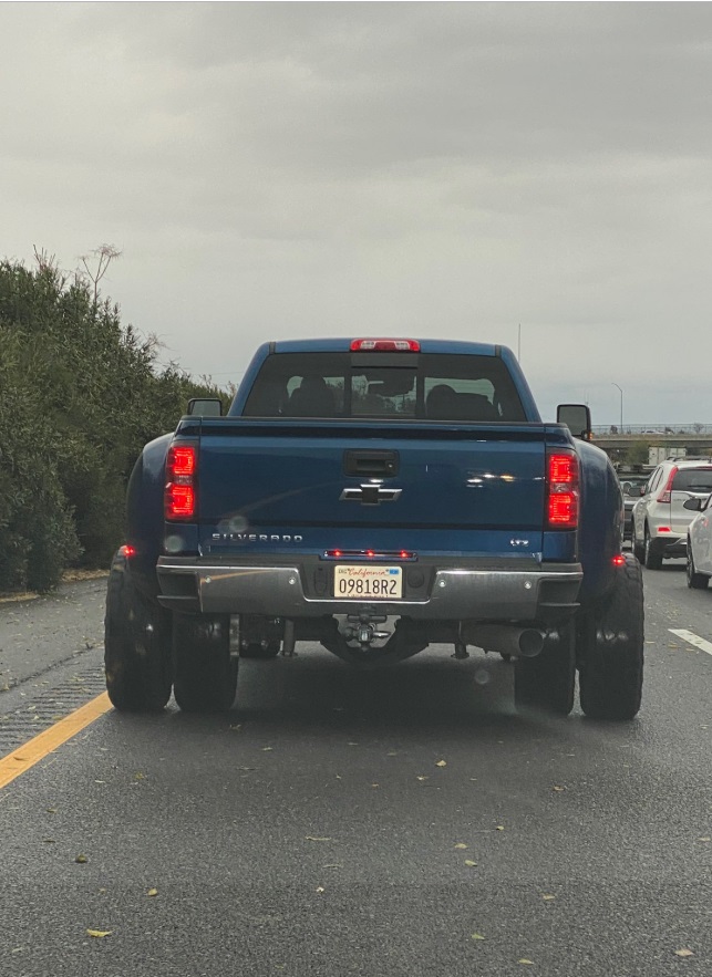 PHOTO Tesla Cybertruck Would Rip Diffirential Out Of Chevy Silverado Truck In A Tug Contest