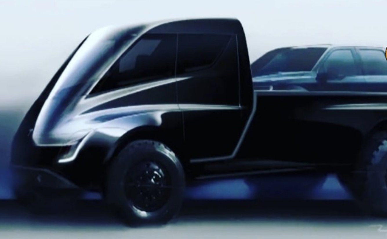 PHOTO Tesla Garbage Truck Looks Like Ford Ranger